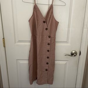 Cage button down dress size S